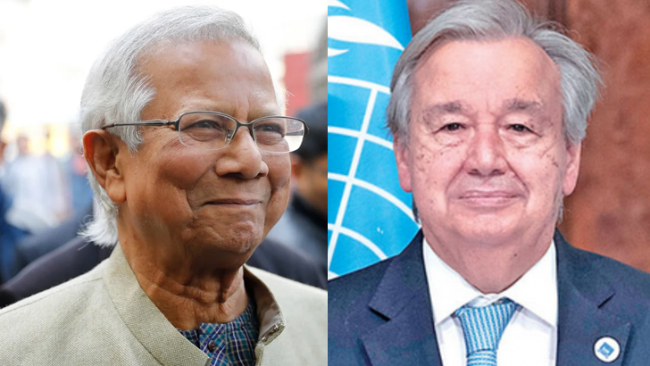 এবার অন্তর্বর্তীকালীন সরকারকে সমর্থন জানিয়ে জাতিসংঘের মহাসচিবের চিঠি