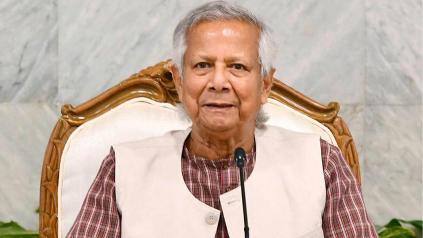 প্রধান উপদেষ্টা ড. মুহাম্মদ ইউনূস আজ সন্ধ্যা ৭টায় জাতির উদ্দেশে ভাষণ দেবেন