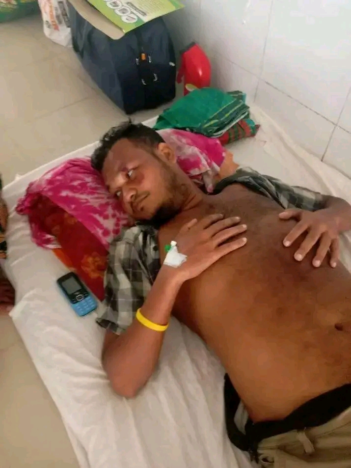 দুর্ঘটনায় পঙ্গু হয়ে মানবিক সহায়তার আবেদন গাজীপুরের আহাদুল ইসলামের